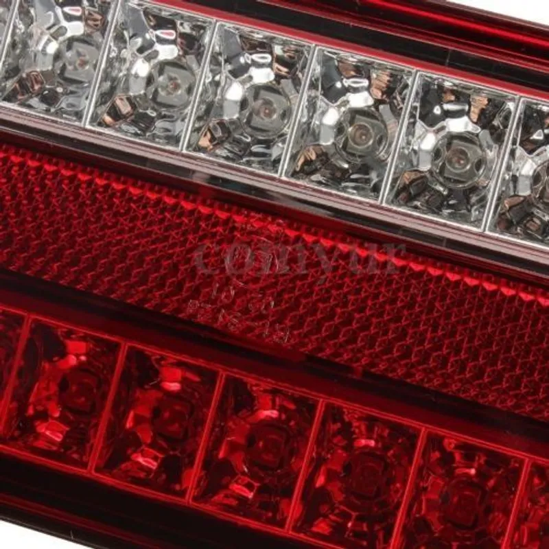 Комплект Диодни LED Лед стопове за Бус Камион Тир Ремарке Караванa с 4 функции 12V - 5