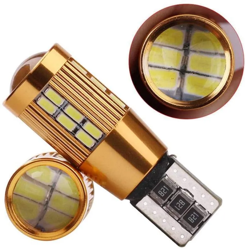 LED Лед Диодни Крушки За Габарит, Т10 W5W 194 168, 30 SMD, 12V, Бяла Светлина, Canbus - Error free , Без грешки - 6