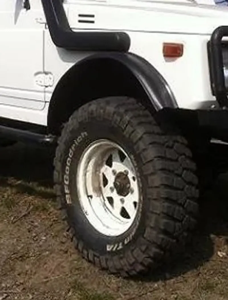 Гумен Разширител за Раздувки Вежди за Калници за калници за offroad офроуд джип SUV микробус автомобил 10cm x 3m черен - 6