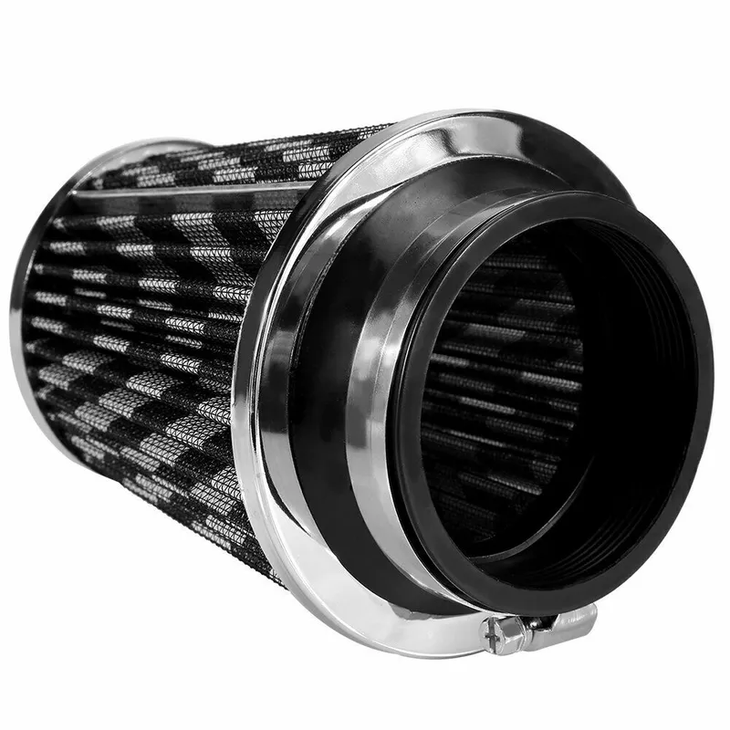 155mm Въздушен Филтър Универсален Спортен Карбон Хром За Автомобил Конус - 6