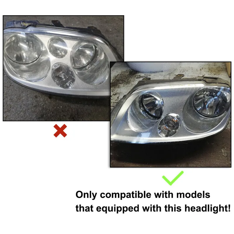 Комплект от 2 броя адаптери преходник за LED крушки H7 за VW Touran Фолксваген Туаран VW Caddy Фолксваген Кади - 6