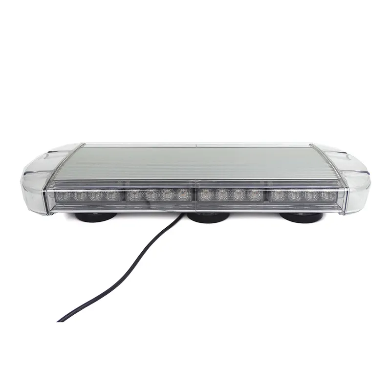 55см LED Аварийна Сигнална Лампа с Магнити, 10 Режима, E-Mark E9, 12V / 24V, Оранжева Светлина, За Пътна Помощ, Репатрак, Платформа, Снегорин, Багер, Бус и Ван - 6