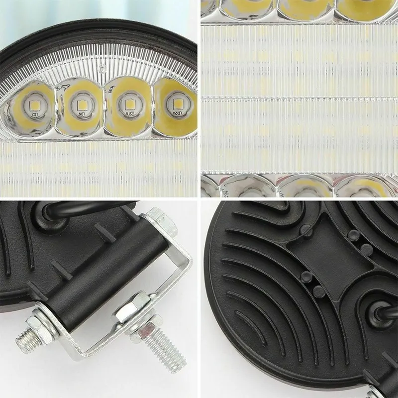 Мощна 72W LED ЛЕД Диоден Фар Работна Лампа Прожектор Задна Светлина 3000 Лумена 12V 24V - 6