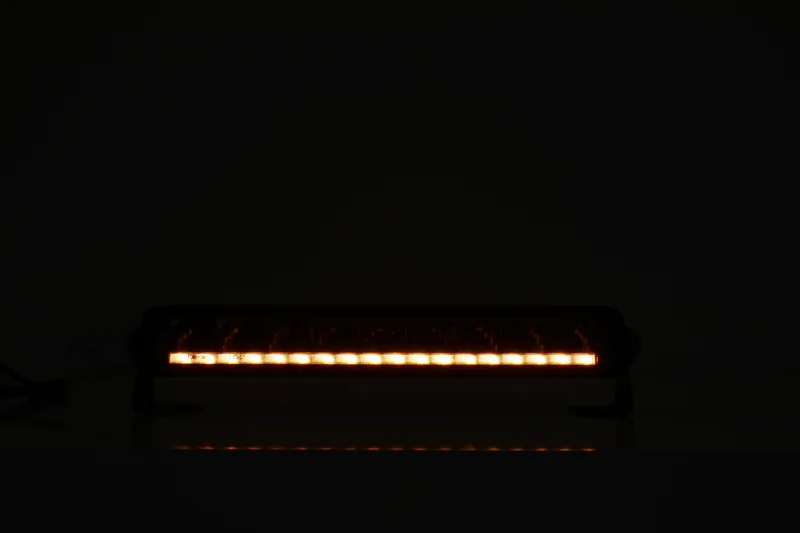 35.5 см Висококачествен 4 в 1 Led Bar Лед Бар Диоден Прожектор DRL с бяла габаритна светлина и оранжева аварийна блиц 50W 2100LM - 6