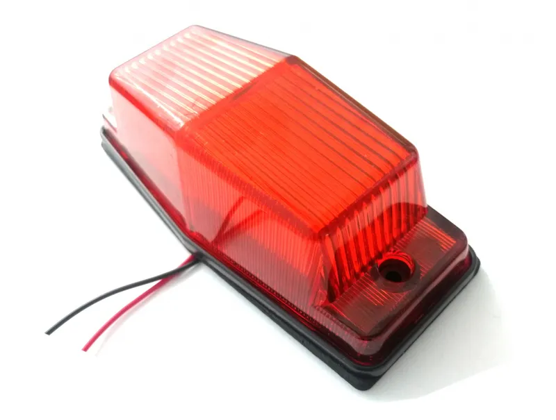 LED Лед Диоден Габарит Маркер Мигач 130мм 12V - 24V за Камион Трактор Багер Селскостопански Машини и Др. - 6