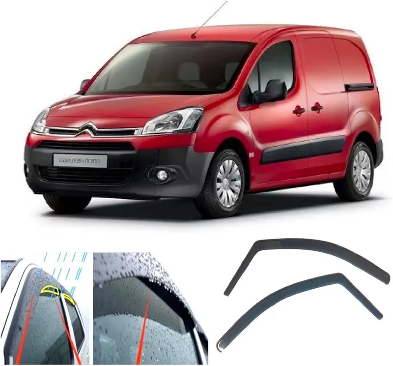 Комплект от 2бр. ветробрани за Peugeot Partner II Tepee / Citroen Berlingo II 2008 - 2018 г. - 6