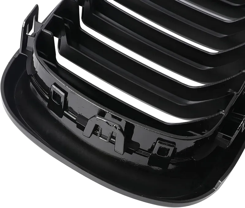 Двойни Бъбреци Решетки За BMW X5 X6 F15 F85 F16 F86 2014+ Черен Гланц Лак - 6