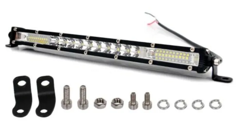 28.5 см LED Лед Диоден Бар 4500 lm, 90W Ултра Тънък 12-24V Комбинирана Combo - Flood и Spot Светлина - 6