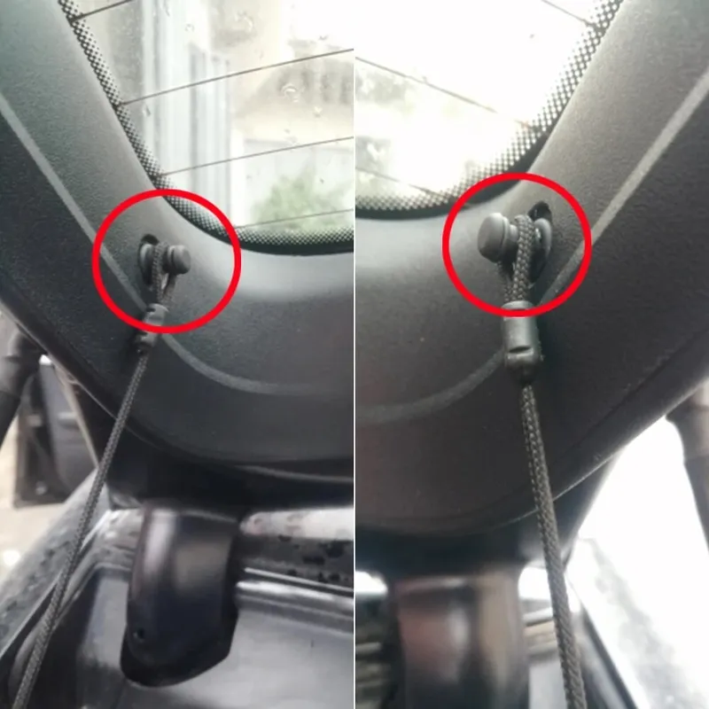 Комплект 2 бр. Щипки / Пинове за корда на кора на багажник - OEM: 1M6867574A - AUDI, SEAT, SKODA, VW - 6