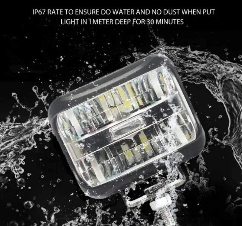 8 LED 20W 1600LM Универсален Халоген Работна Лампа Бяла Светлина 12-24V за Ролбар АТВ Джип 4Х4 - 6