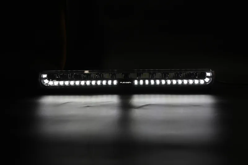 LED Бар Flexzon SHARK-LITE BOOST 47 см, 125W, 11000 lm, бял/оранжев DRL, аварийна блиц светлина с 4 режима, E-Mark E9, R65, 10–24V - 6