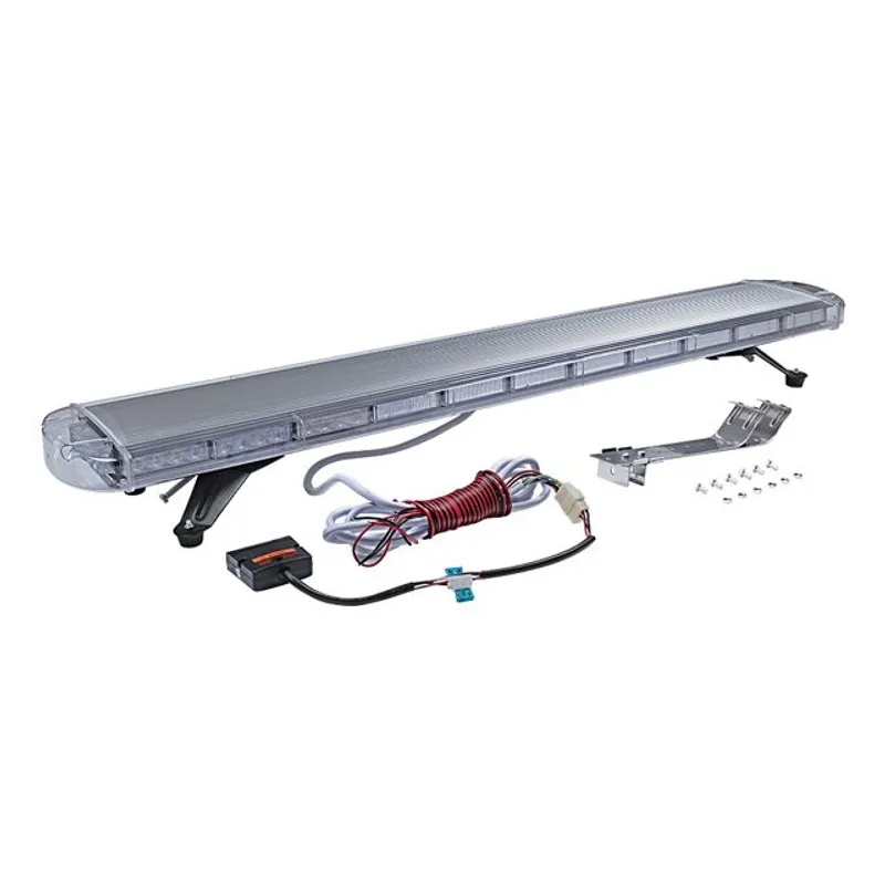 12V 24V Лед Led Диодна Мощна Аварийна Сигнална Лампа Буркан с Магнит 130 см 10 режина Бяло Стъкло За Пътна Помощ Платформа Снегорин и др. - 7