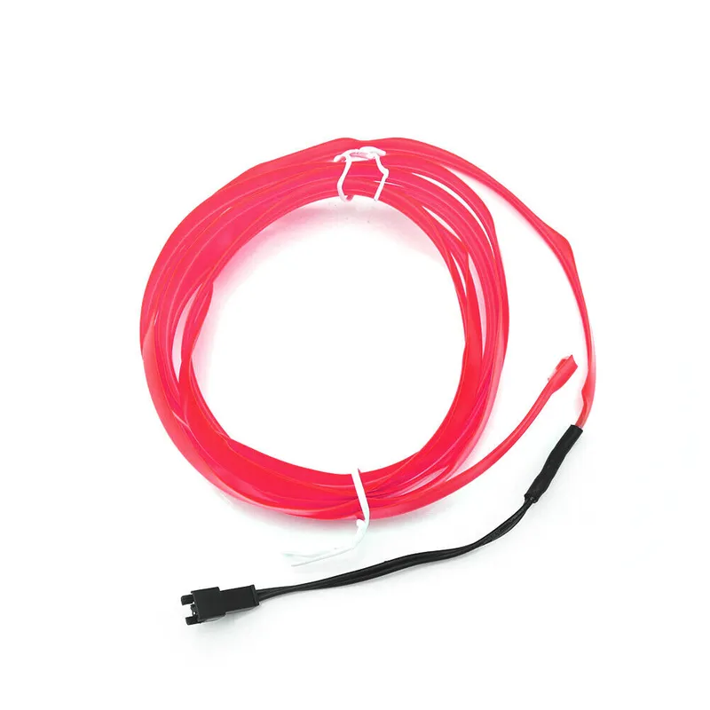 LED ЛЕД Диодна интериорна светеща лента за табло розова светлина 12V 1м амбиентно осветление - 7