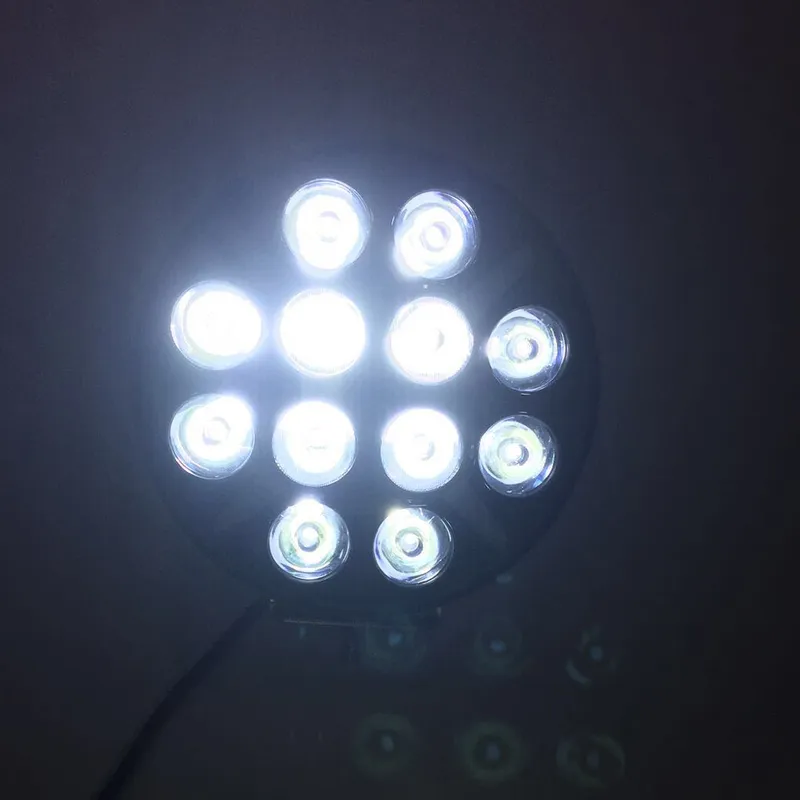 LED Диоден Халоген Dark knight Фар с DRL бяло - жълто оранжев габарит Ø 218мм 12V - 24V E-mark E9 за Джип Камион Трактор Багер Земеделски Машини и др. - 7