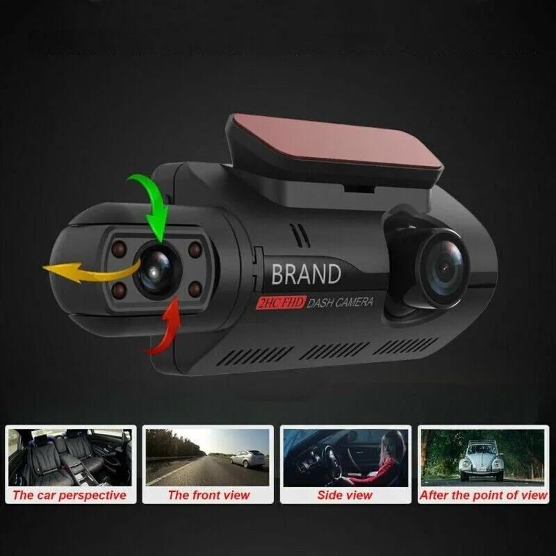 Видeорегистратор за автомобил Full HD 1080P 2 камери + 32 GB Micro SD Card карта памет - 7