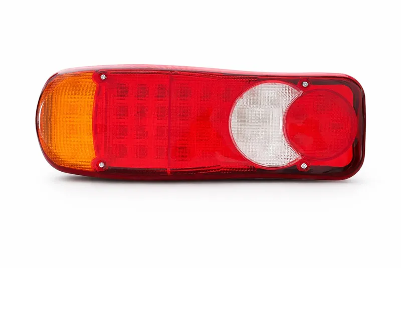 Комплект LED Стопове със 7-пинов конектор, стоп, габарит, мигач, задна светлина - ляв + десен 24V - 7