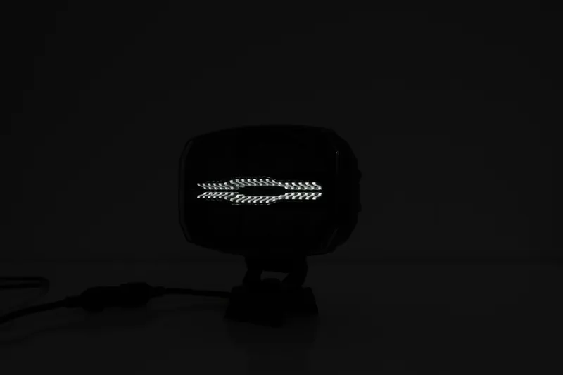 LED комбиниран халоген Flexzon 12–24V, 175W, 11000 lm, оранжев/бял DRL и аварийна блиц светлина с 4 режима, E-mark, IP67/69K - 7