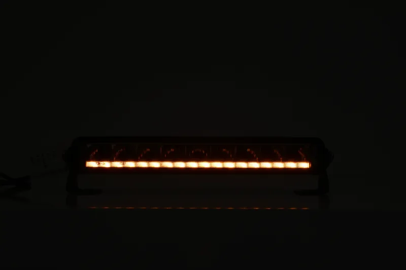 35.5 см Висококачествен 4 в 1 Led Bar Лед Бар Диоден Прожектор DRL с бяла габаритна светлина и оранжева аварийна блиц 50W 2100LM - 7
