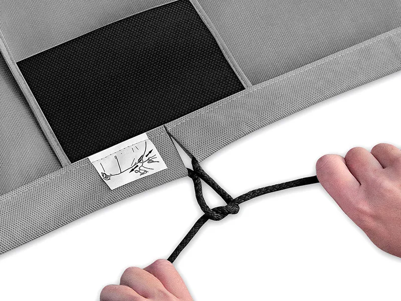 Висококачествено Покривало Kegel серия Mobile Garage размер S2 за хечбек 320-332см x 125-135см, сиво - 7