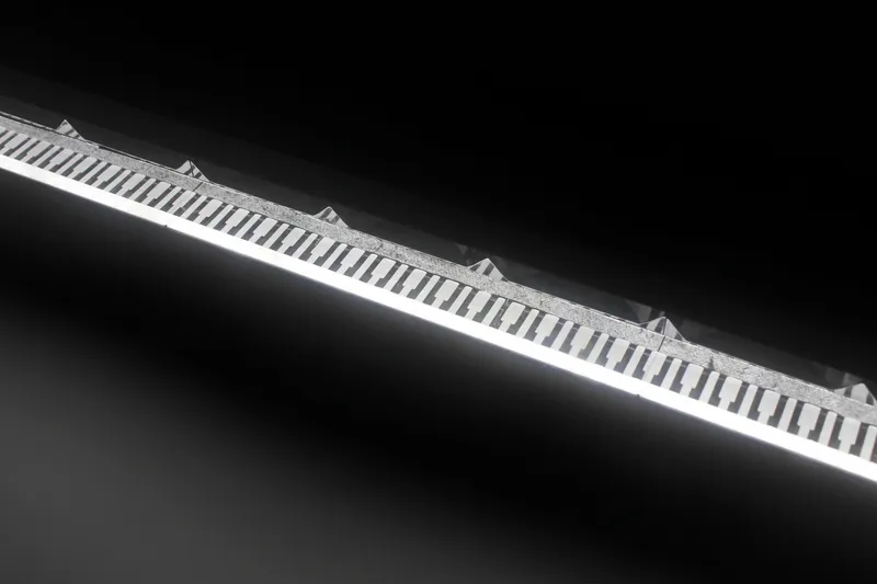 30 cm 12V - 24V Led Bar Лед Бар Пиано дизайн Диоден Прожектор Супер Мощен Бяла и Оранжева Светлина Габарит Мъгла Блиц Високо Качество Ново Поколение 4000LM - 7