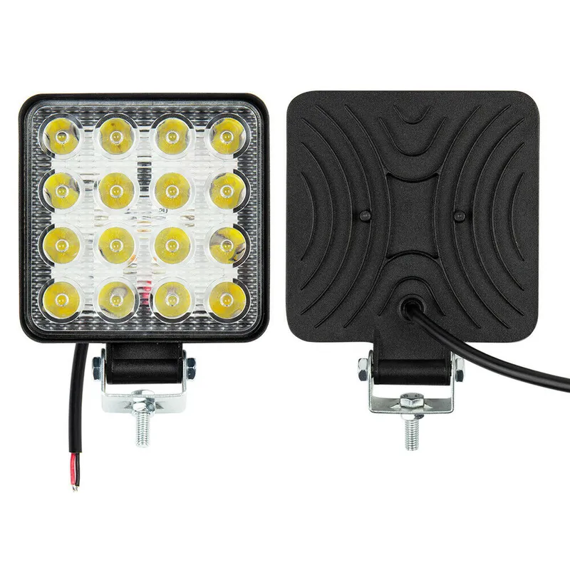 48W ЛЕД 12V 24V LED Диоден Халоген Фар Прожектор Задна Светлина Диодна Лампа - 7