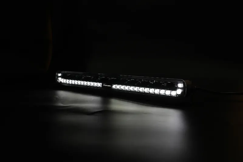 LED Бар Flexzon SHARK-LITE BOOST 47 см, 125W, 11000 lm, бял/оранжев DRL, аварийна блиц светлина с 4 режима, E-Mark E9, R65, 10–24V - 7