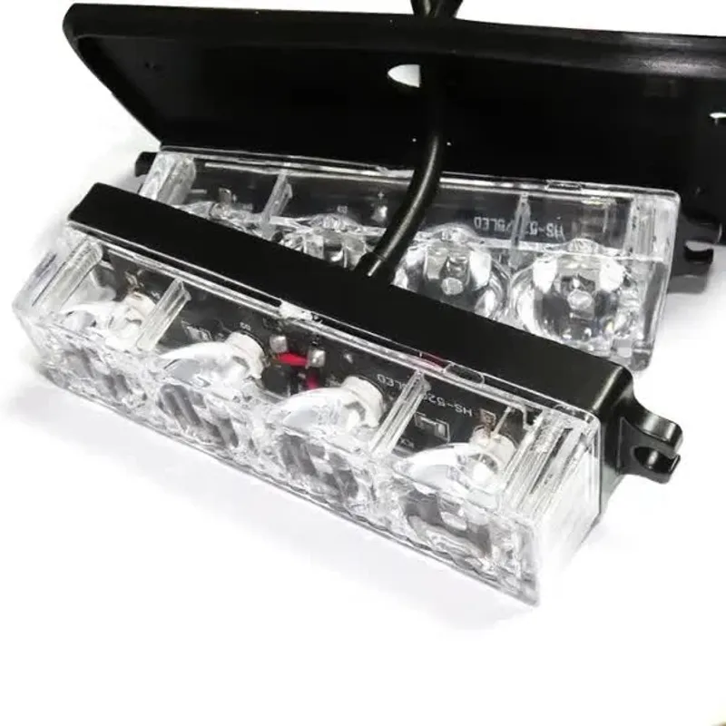 8 LED Аварийна Лампа За Пътна Помощ, Жълта Блиц Светлина, Мигаща! - 7