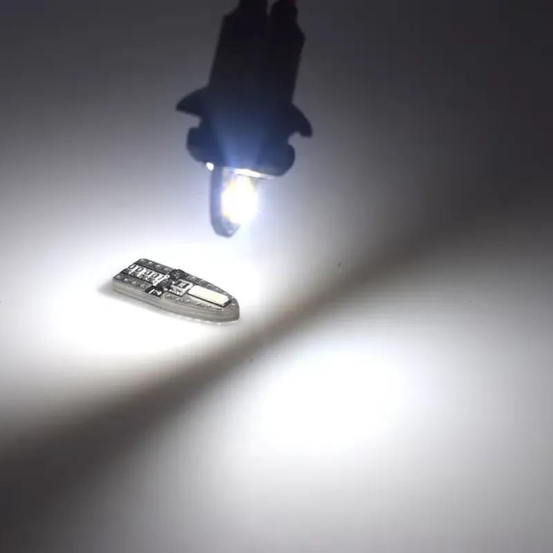 Комплект 2 бр. LED крушки T10, W5W, CANBUS, 6000K бяла светлина, 200 лумена, 12V – блистер - 8