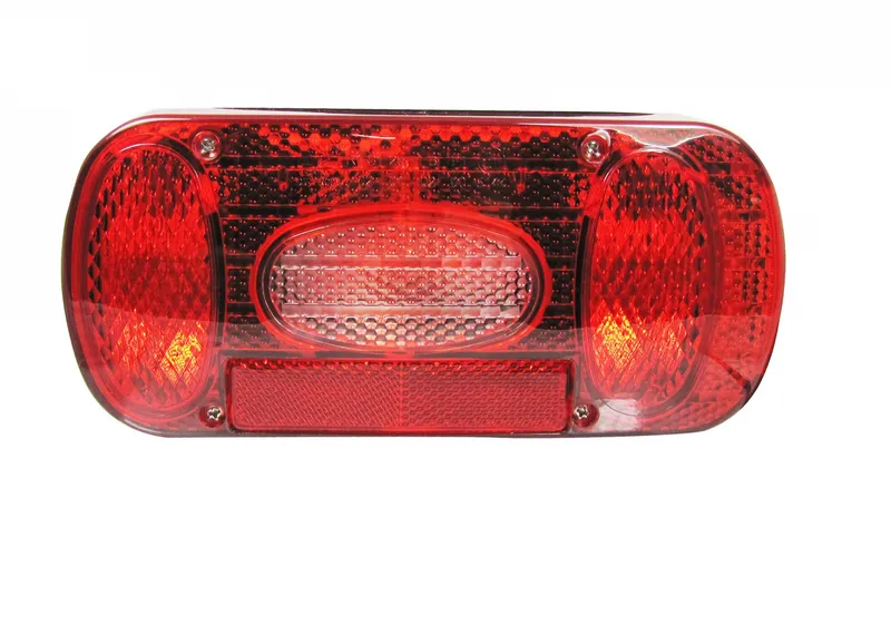 Комплект Стопове Задни Свeтлини С Крушка 12v Подходящи За Бус Камион Ремарке Караванa Платформа Със Сертификат E11 E Mark Е Марк - 8