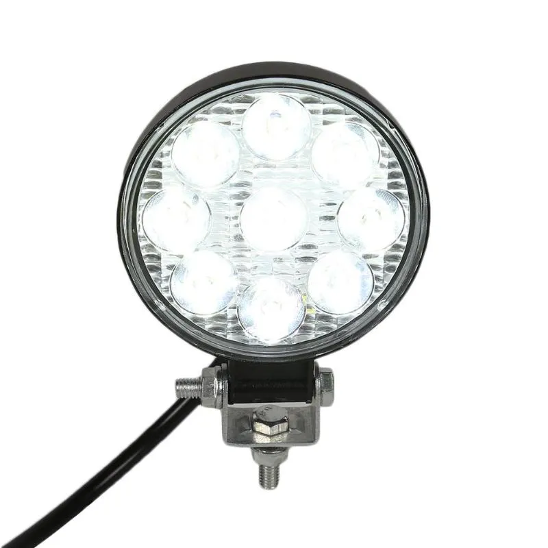 Комплект от 2бр. Мини Лед LED Диоден Фар Халоген Дневни Светлини 12V - 24V за автомобил офроуд бус ван камион - 8
