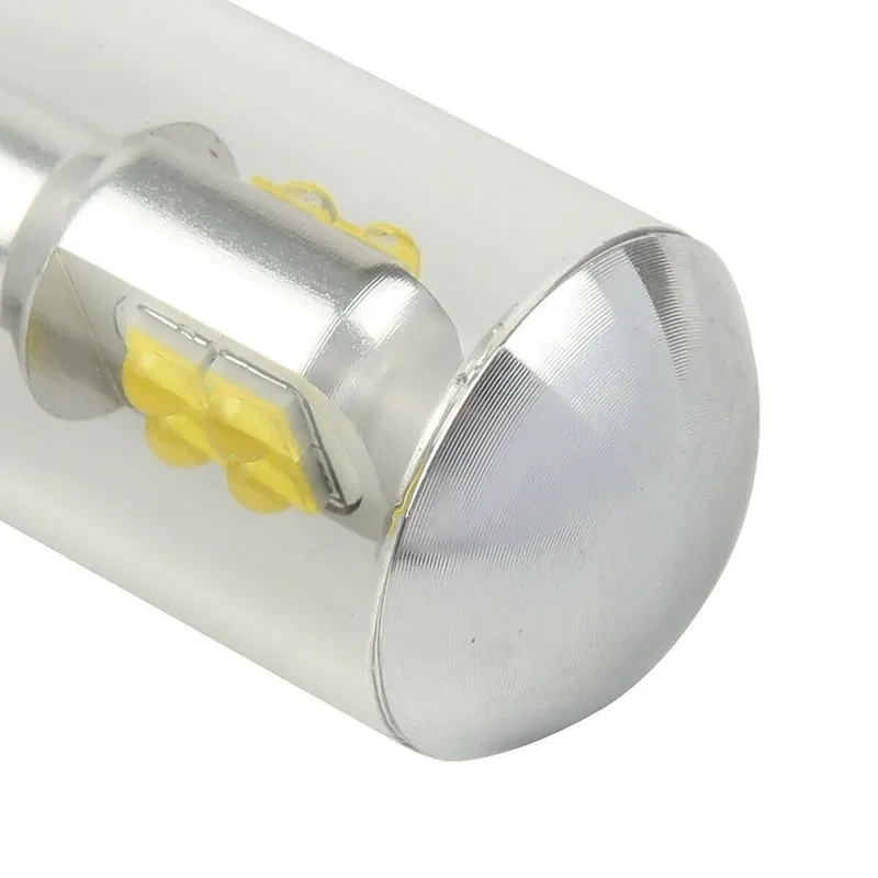 Комплект от 2 броя ЛЕД LED крушки за фарове H4 Х4 HS1 12V-24V Бели 6000k - 8