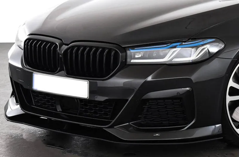 Двойни Бъбреци Решетки За BMW 5 SERIES G30 G31 LCI БМВ 5-та Серия Facelift BMW G30 G31 G38 2020г.-2023г. Черен Гланц Лак - 8