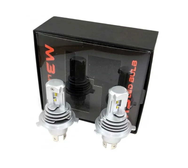 Комплект Умалени Мини LED Диодни Крушки М3 H4 9V 12V 24V 50W 5000lm - 8