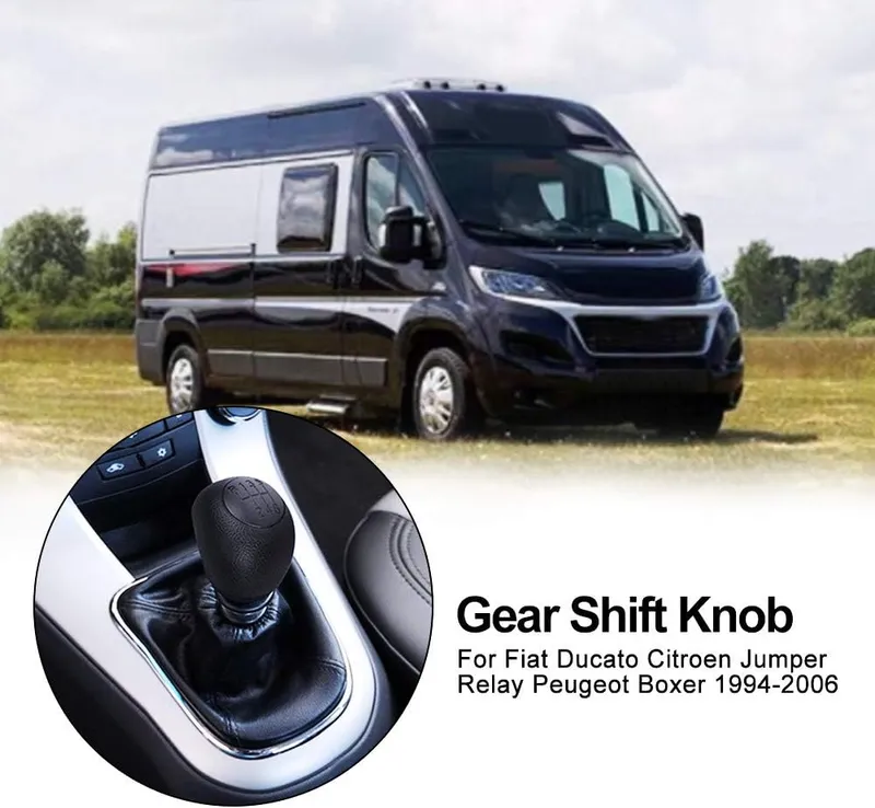 Топка за скоростен лост + маншон с рамка за Fiat Ducato, Peugeot Boxer и Citroen Jumper – 6 скорости – OEM 1608508580 / 46314090 / 55348945 - 8