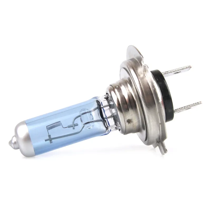 1 брой халогенна крушка H7 12V 55W с UV филтър Super White E4 - 1