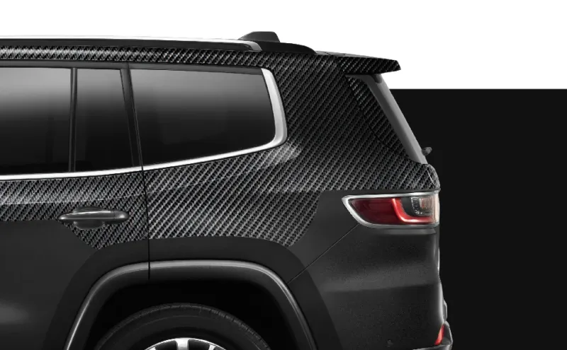 5D Декоративно автомобилно фолио 1.52 X 18M черен карбон BLACK CARBON - 6