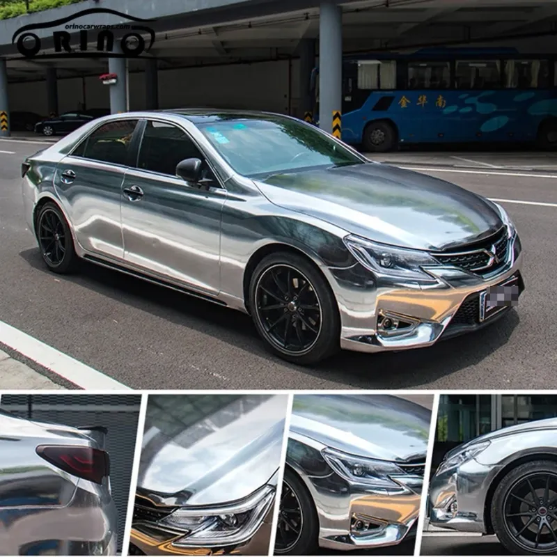 Декоративно автомобилно фолио 1.52 X 28M CHROME SILVER - 3