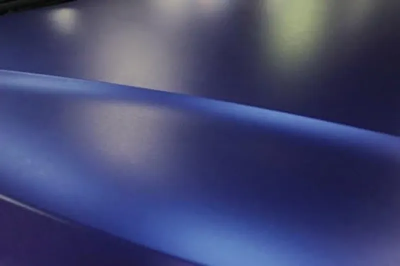 Синъо Матирано Декоративно автомобилно фолио 1.52 X 18M Blue Matte Vinyl Wrap - 1