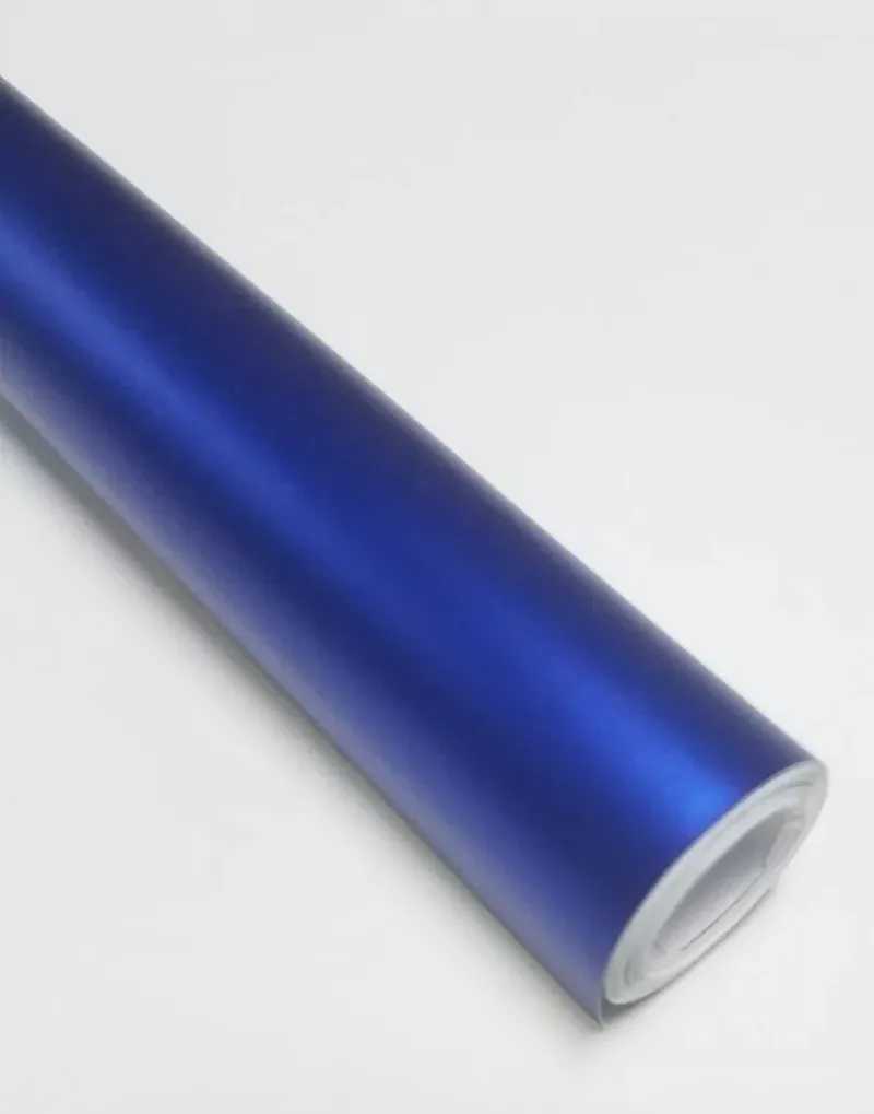 Синъо Матирано Декоративно автомобилно фолио 1.52 X 18M Blue Matte Vinyl Wrap - 3