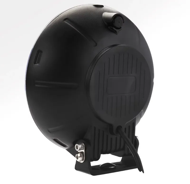 1 брой LED Диоден Халоген Фар с DRL бяло-жълт Ø 218 мм 12V-24V 120W Dark knight За Джип Камион Трактор Багер Земеделски Машини и др. - 7