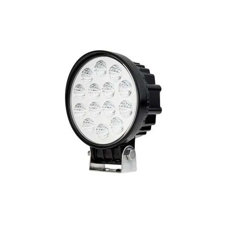 Универсален 42W Лед LED Халоген Фар Работна Лампа 12V - 24V за автомобил офроуд бус ван камион - 1