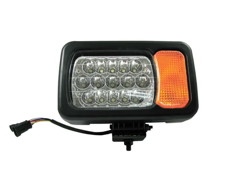 Ляв фар 16LED къси / дълги светлини мигач рефлектор подходящ за трактор комбайн багер и др. - 0