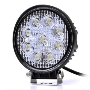Универсален Лед LED Халоген Фар Работна Лампа 12V - 24V за автомобил офроуд бус ван камион