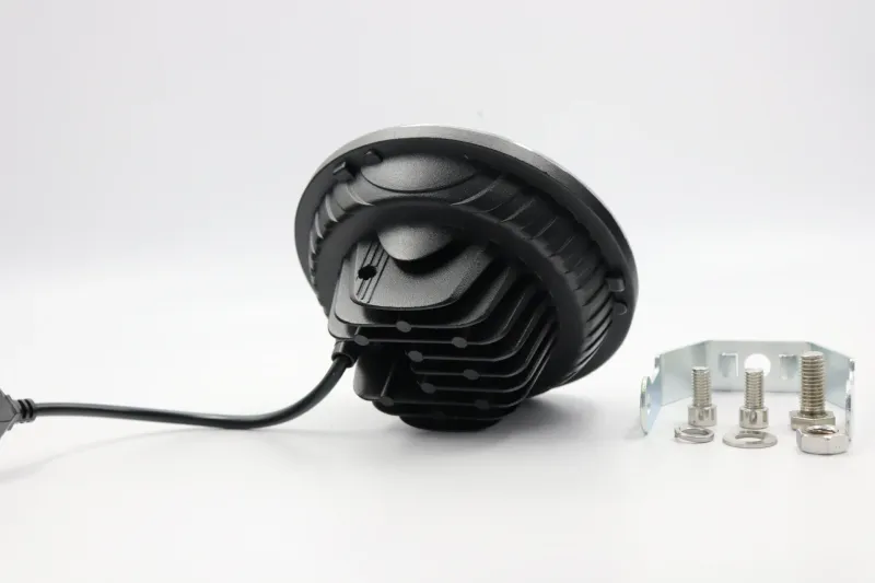 14.5 см ЛЕД LED 5D 36W Универсален прожектор фар лампа халоген с къси / дълги светлини за мотоциклет автомобил офроуд бус ван камион трактор комбайн багер къси/дълги 12V-24V 5,7 инча - 7