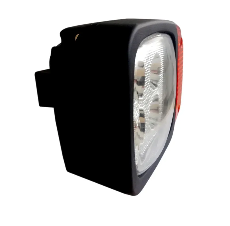 Ляв LED Фар с Мигач, Подходящ за Трактор, Комбайн, Багер, Снегорин и др - 4 диода, 12W, 1000lm - 2