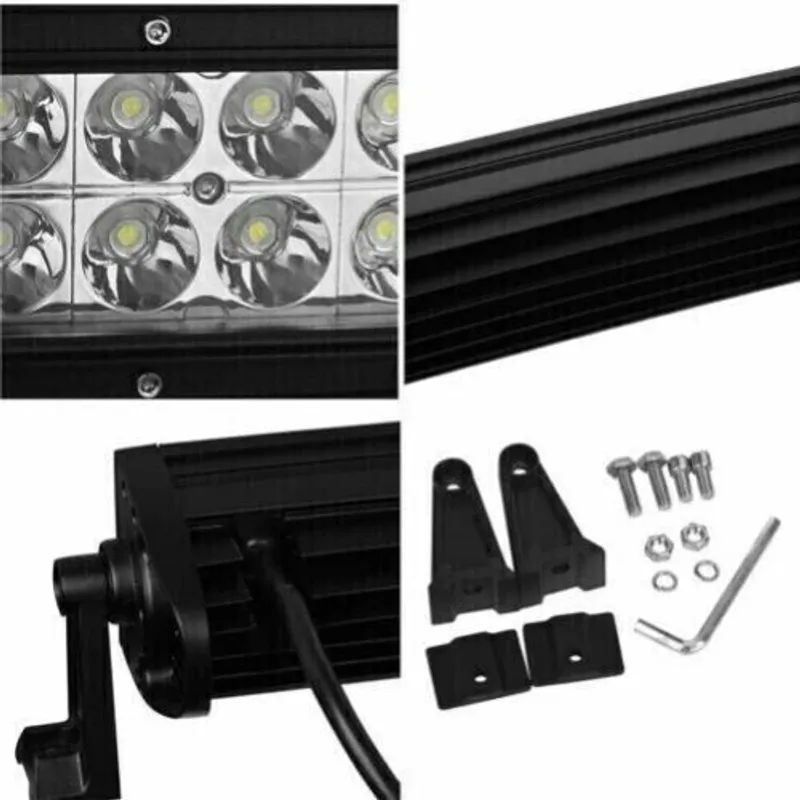 127 cm x 5.5 cm Slim Tънък Извит Мощен Диоден ЛЕД БАР LED Bar 288W 96 Led 12- 24V за Атв Джип 4х4 Offroad Камион Aвтомобил и др. - 5