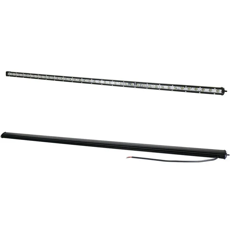 112см 126W Slim Слим Едноредов Мощен Led Bar Лед Диоден Бар Прожектор 12-24V - 0