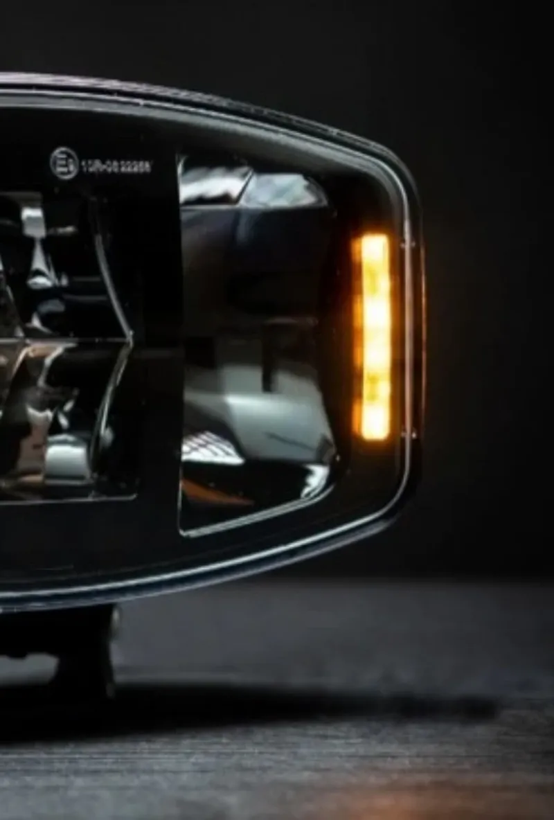 Универсален мощен LED ЛЕД 100W фар халоген лампа 12V - 24V с DRL/parking светлина бяло-жълто за АТВ джип камион трактор - 2