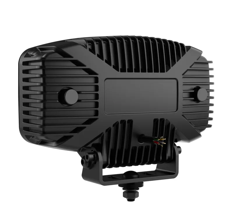 Универсален LED ЛЕД 140W диоден фар халоген лампа 12V - 24V с DRL/parking светлина бяло-жълто за АТВ джип камион трактор земеделски и селскостопански машини 247 x 141 x 83 mm - 4
