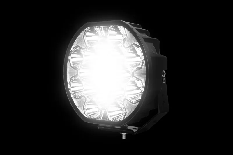 LED Халоген 22см Фар Бяла Светлина + Бяла и Жълта Габаритна 80W 9100lm 12V 24V Е-марк Е9 Бус Ван 4х4 Джип ATV Камион Трактор - 3